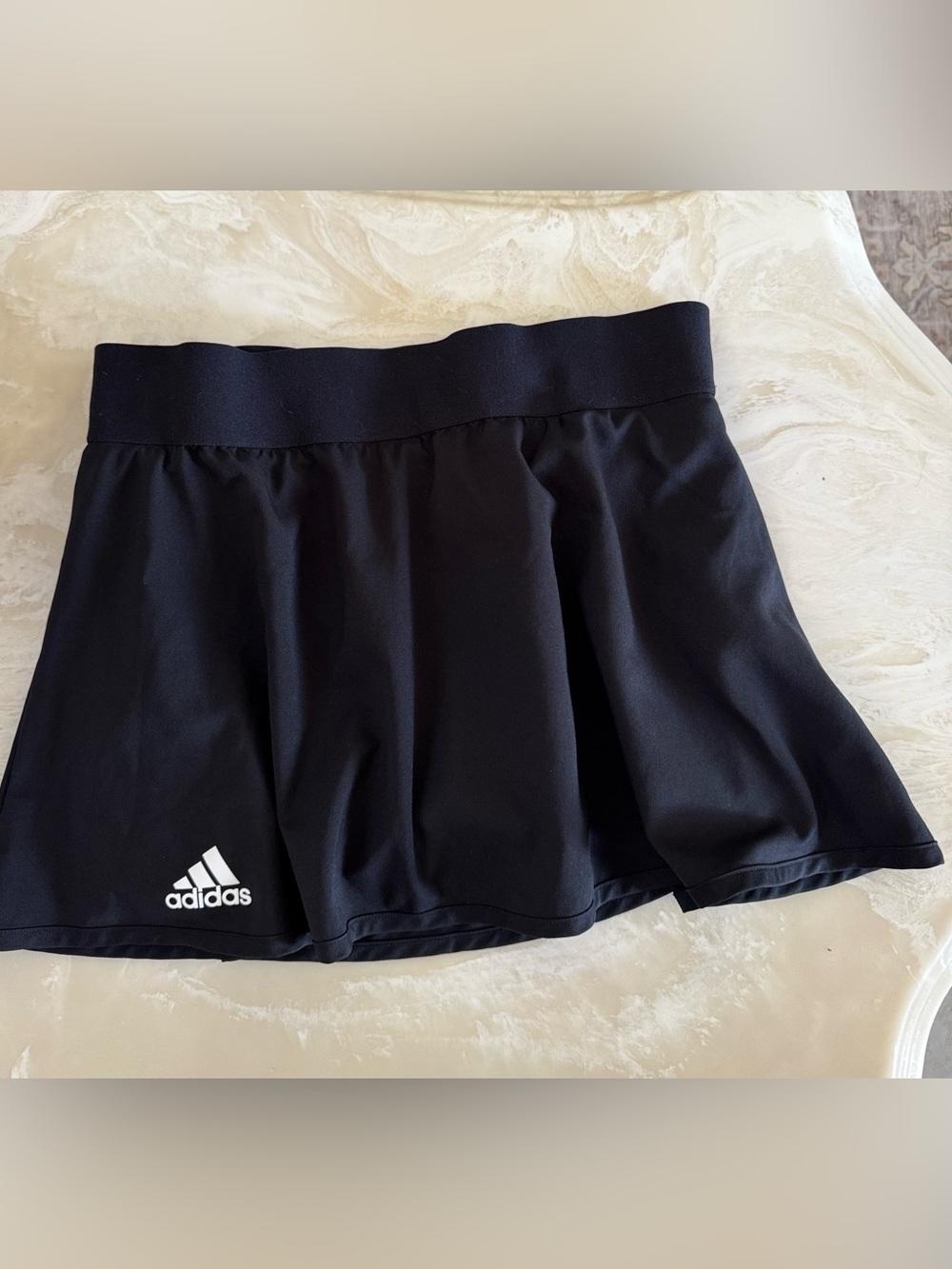 Adidas Climalite Black Tennis Skirt Skort Size Small Ball Pockets